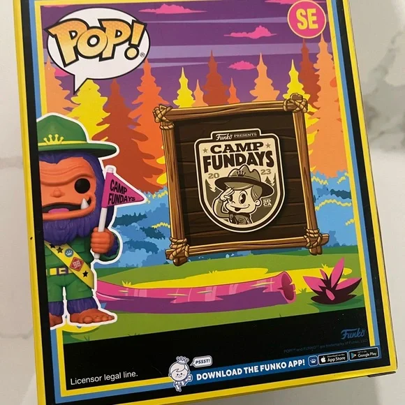 Funko Camp Fundays Bigfoot Pop! 6” 850 pieces San Diego Comic Con - Picture 2 of 4